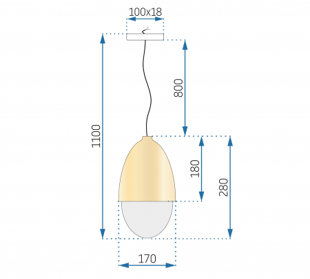 Lampa Metal Wood APP952-1CP [5]