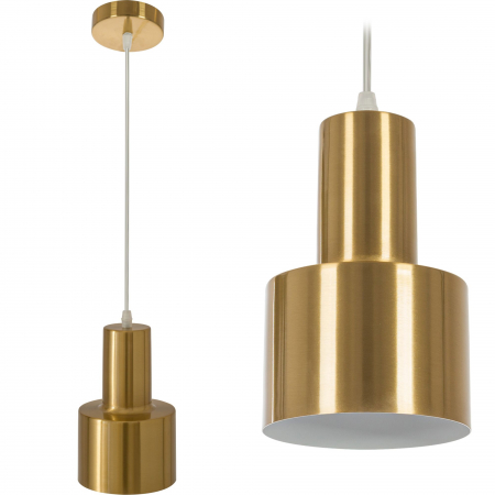 Lustre si pendule - Lampă modernă de tavan din metal auriu