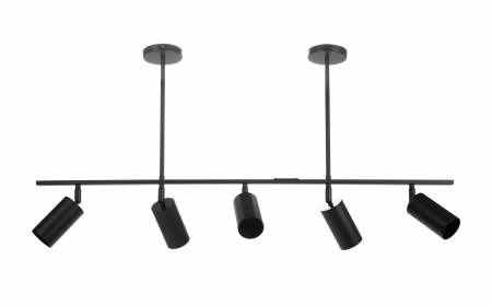 Lustre si pendule - LAMPĂ MODERNĂ METAL NEGRU LOFT APP611-5C