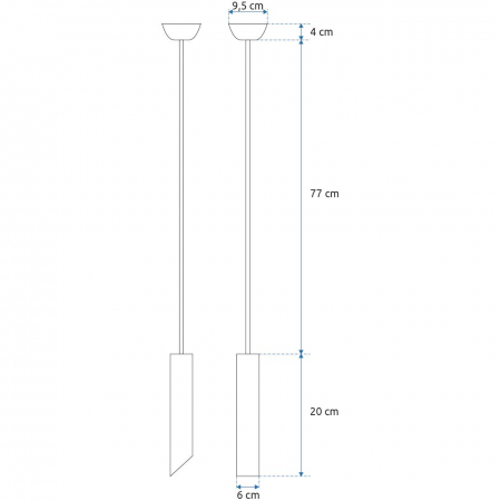 LAMPĂ MODERNĂ PLAFON CU AURĂ NEAGRA 20 CM APP573-1CP [5]