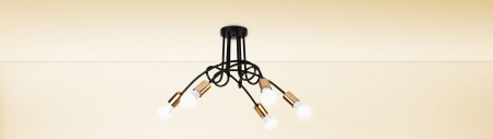 Lampă Paradise 5 Black Gold APP518-5C [3]