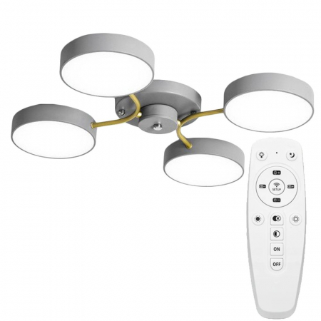 Lustre si pendule - LAMPĂ PLAFON GRI / AURIE APP531-4C