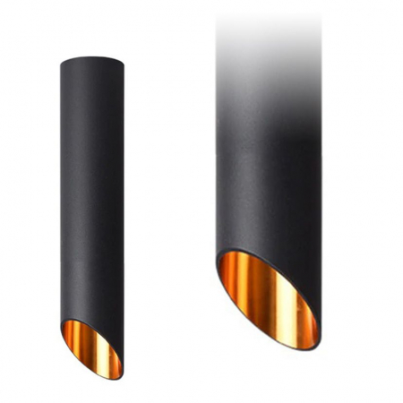 Lustre si pendule - LAMPA PLAFON MODERNA AURIE NEAGRA 30 CM APP572-1C