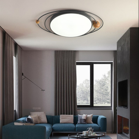 Lampa Plafoniera Galaxy Black APP868-C [1]