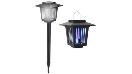 Lampă solară LED de grădină ucigașă de insecte J-22 Neagra [10]