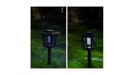 Lampă solară LED de grădină ucigașă de insecte J-22 Neagra [4]
