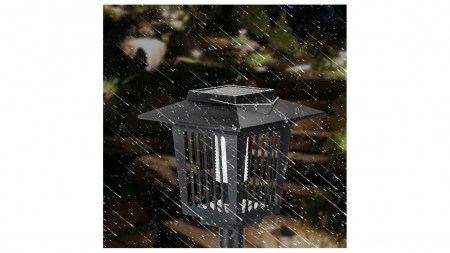 Lampă solară LED de grădină ucigașă de insecte J-22 Neagra [5]