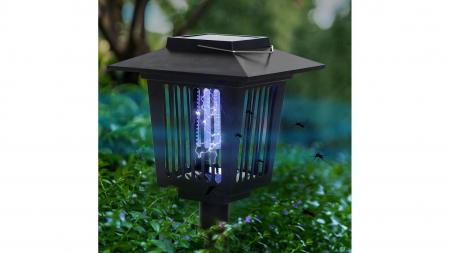 Lampă solară LED de grădină ucigașă de insecte J-22 Neagra [3]