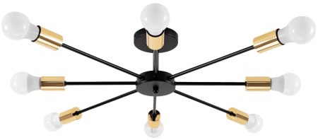 Lampă Spider 8 Black Gold APP502-8C [2]