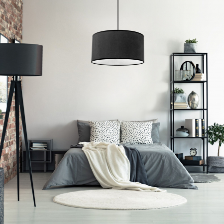 Lampa SUSPENDABILA Black Alb 36cm APP622-1CP [3]