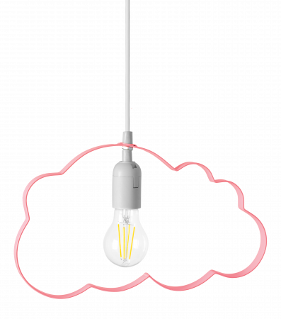 LAMPA SUSPENDABILA norisori roz deschis [3]