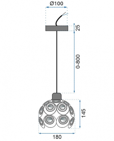 LAMPA SUSPENDABILA Sfera APP206 [7]