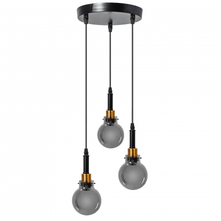 Lampă suspendată APP1125-3CP Black Gold [1]
