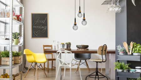 Lampă suspendată APP1125-3CP Black Gold [5]