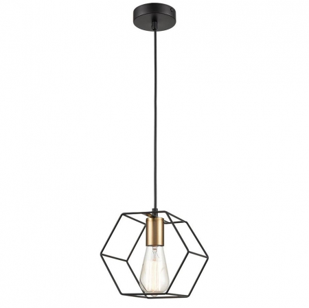 Lampă suspendată APP1131-1CP Black/gold [1]