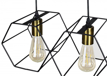 Lampă suspendată APP1132-3CP Black Gold [1]