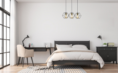 Lampă suspendată APP1132-3CP Black Gold [4]