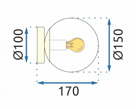 Lampă suspendată APP1155-1C Black [5]