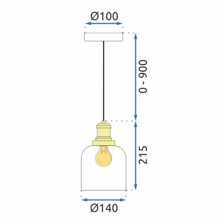 Lampă suspendată APP1173 White [5]