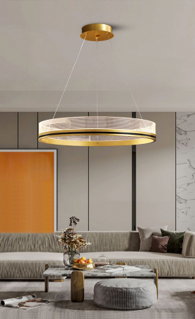 Lampă suspendată APP1190-CP Gold 60cm [10]