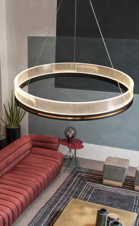 Lampă suspendată APP1190-CP Gold 60cm [3]