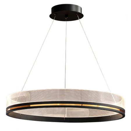 Lustre si pendule - Lampă suspendată APP1192-CP Black Gold