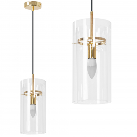 Lustre si pendule - Lampă suspendată APP1212-1CP Gold