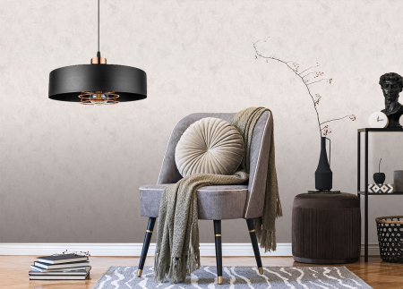 Lampă suspendată APP1246-1CP Black/Rose gold [4]