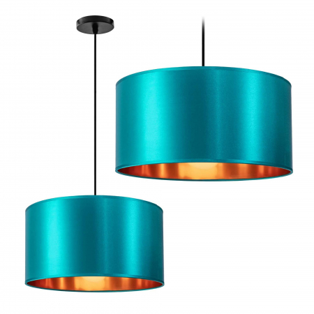 Lustre si pendule - Lampă suspendată Blue Gold 36cm APP953-1CP