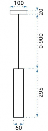 Lampă suspendată de tavan din metal Negru Auriu APP469-1CP [6]