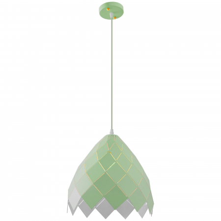 Lampă suspendată de  tavan din metal verde APP339-1CP [1]