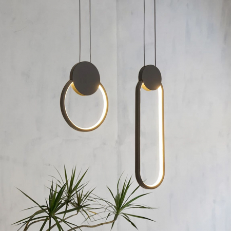 Lampă suspendată de tavan LED APP851-CP BLACK [4]