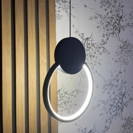 Lampă suspendată de tavan LED APP852-CP BLACK [4]
