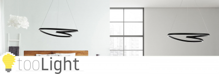 Lampă suspendată de tavan LED modern + telecomandă APP796-cp Negru [9]