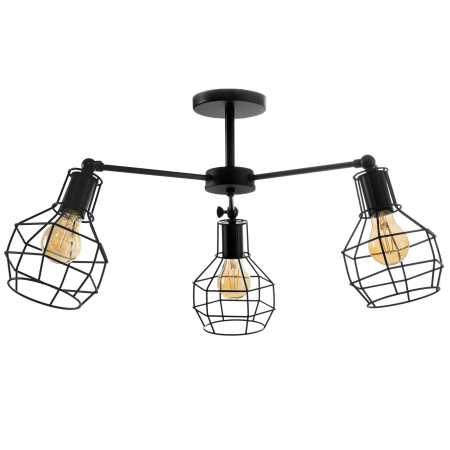 Lustre si pendule - Lampă suspendată de tavan metalica Loft APP734-3C