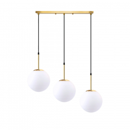 Lustre si pendule - Lampă suspendată Sticlă aurie APP655-3CP