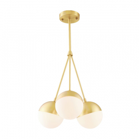 Lampă suspendată Sticlă aurie APP688-3CP [1]
