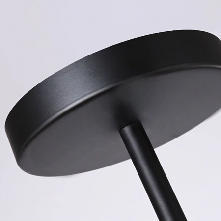 Lampă suspendată sticlă neagră 5 brațe APP504-5C [2]