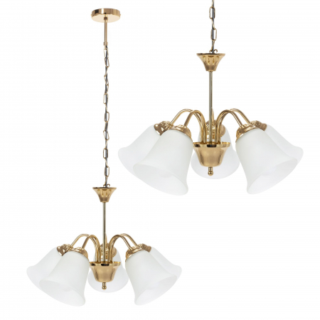 Lustre si pendule - Lampă suspendată Vintage APP959-5CP GOLD