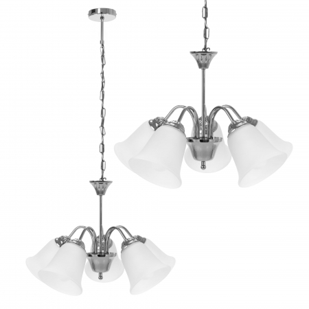 Lustre si pendule - Lampă suspendată Vintage APP960-5CP CHROM