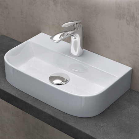 Lavoare - Lavoar Astra 003, alb lucios, montaj pe blat sau suspendat, ceramica