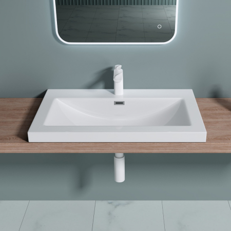 Lavoar Astra 01, alb sau negru, 60-76 sau 100 cm, montaj incorporat, compozit [4]