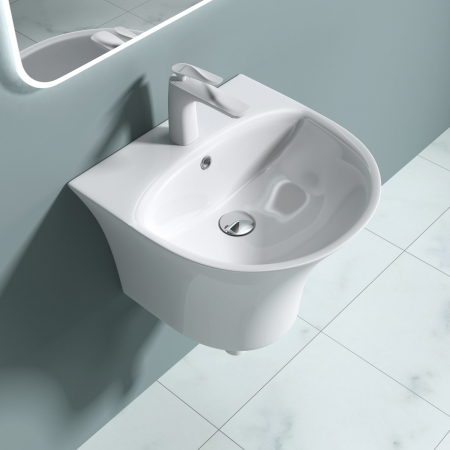Lavoare - Lavoar Astra 101, alb lucios, montaj suspendat, ceramica