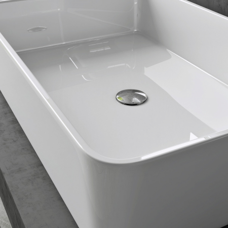 Lavoar Astra 102, alb lucios, 60 sau 80 cm, montaj pe blat, compozit [5]