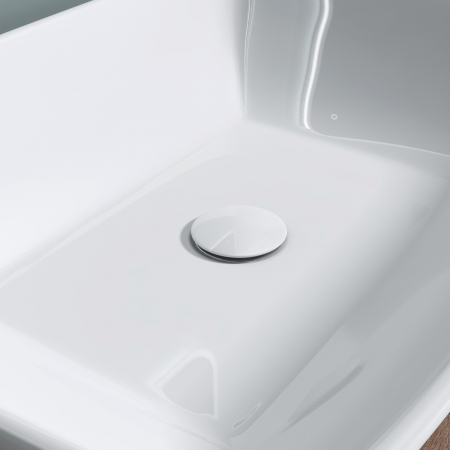 Lavoar Astra 102, alb lucios, montaj pe blat , ceramica [4]
