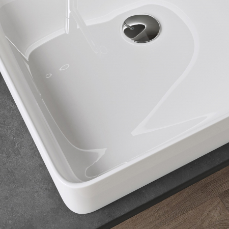 Lavoar Astra 105, alb lucios, 40 sau 50 cm, montaj pe blat, ceramica [4]