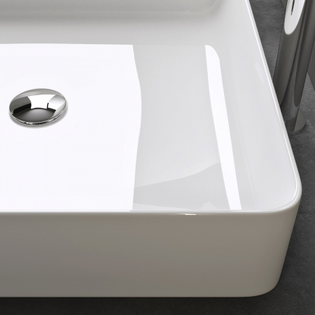 Lavoar Astra 105, alb lucios, 40 sau 50 cm, montaj pe blat, ceramica [3]