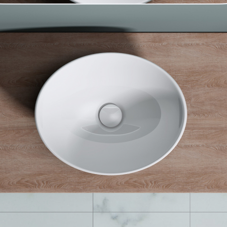 Lavoar Astra 205, alb sau negru, 42 cm, montaj pe blat, ceramica [3]