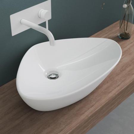Lavoare - Lavoar Astra 215, alb lucios, montaj pe blat , ceramica
