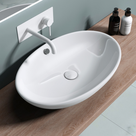 Lavoare - Lavoar Astra 306, alb lucios, montaj pe blat , ceramica